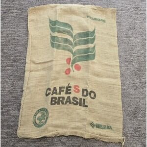 Coffee Bean Sack Bag Cafes Do Brazil Coffee Sack Burlap Sack